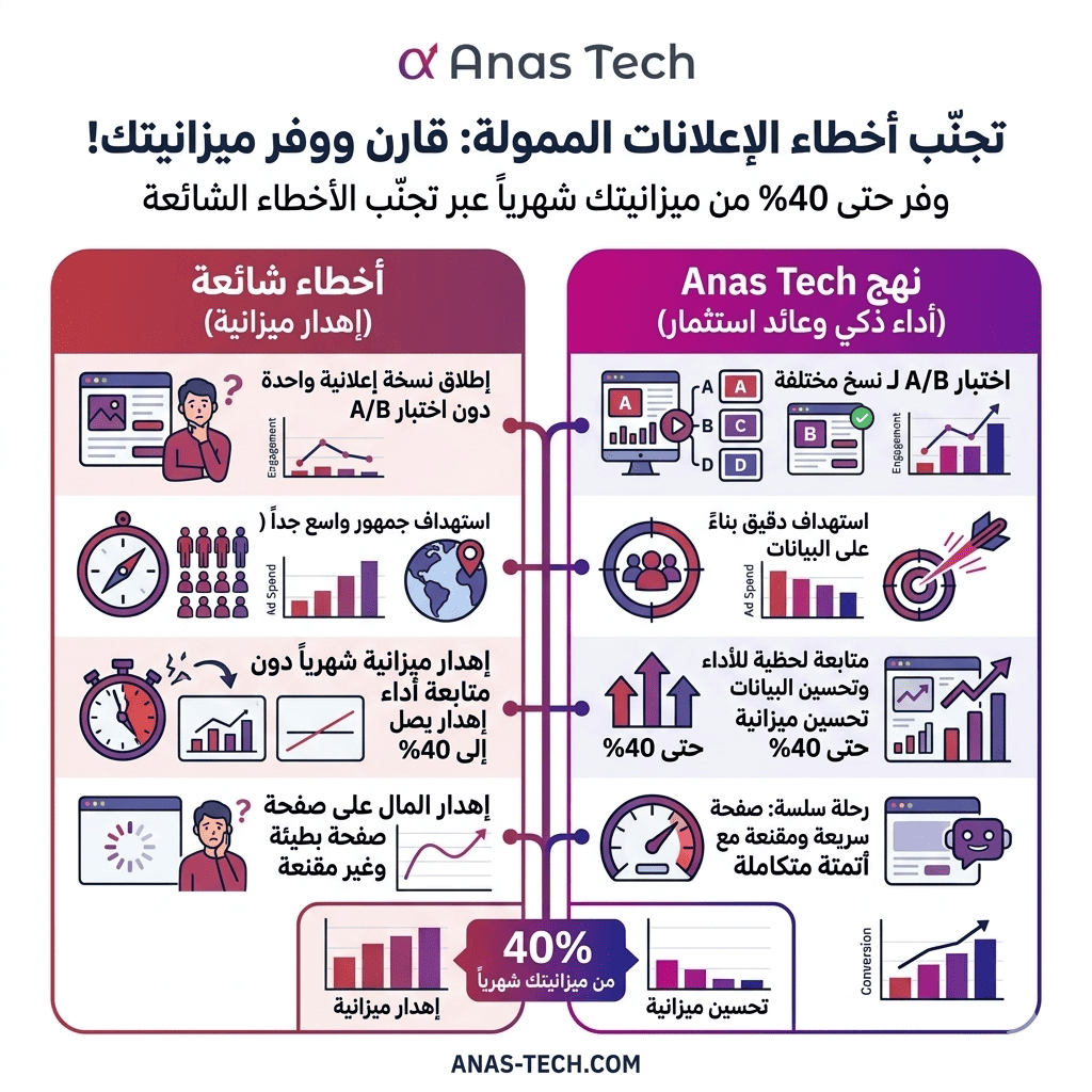 أخطاء شائعة في الإعلانات الممولة